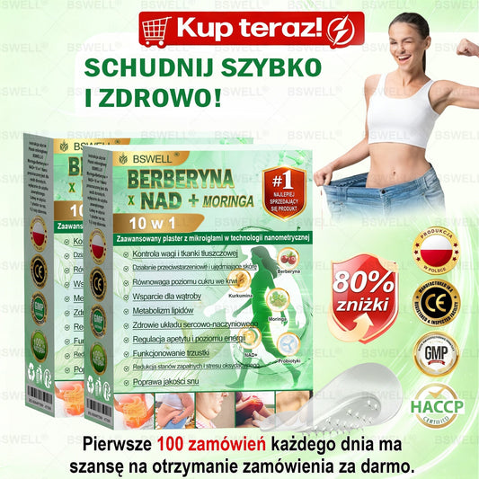 🛡️ BSWELL® Nano mikroigłowy plaster wyszczuplający (Raz dziennie, efekty już po 28 dniach ✅ Wspiera odchudzanie, serce, cukrzycę, sen, jelita, stawy i więcej.